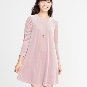 Velvet swing dress